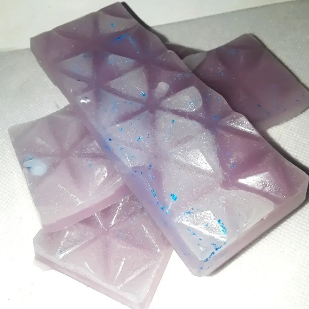 HAND crafted Stress Relief waxmelt glitter bar 1pc